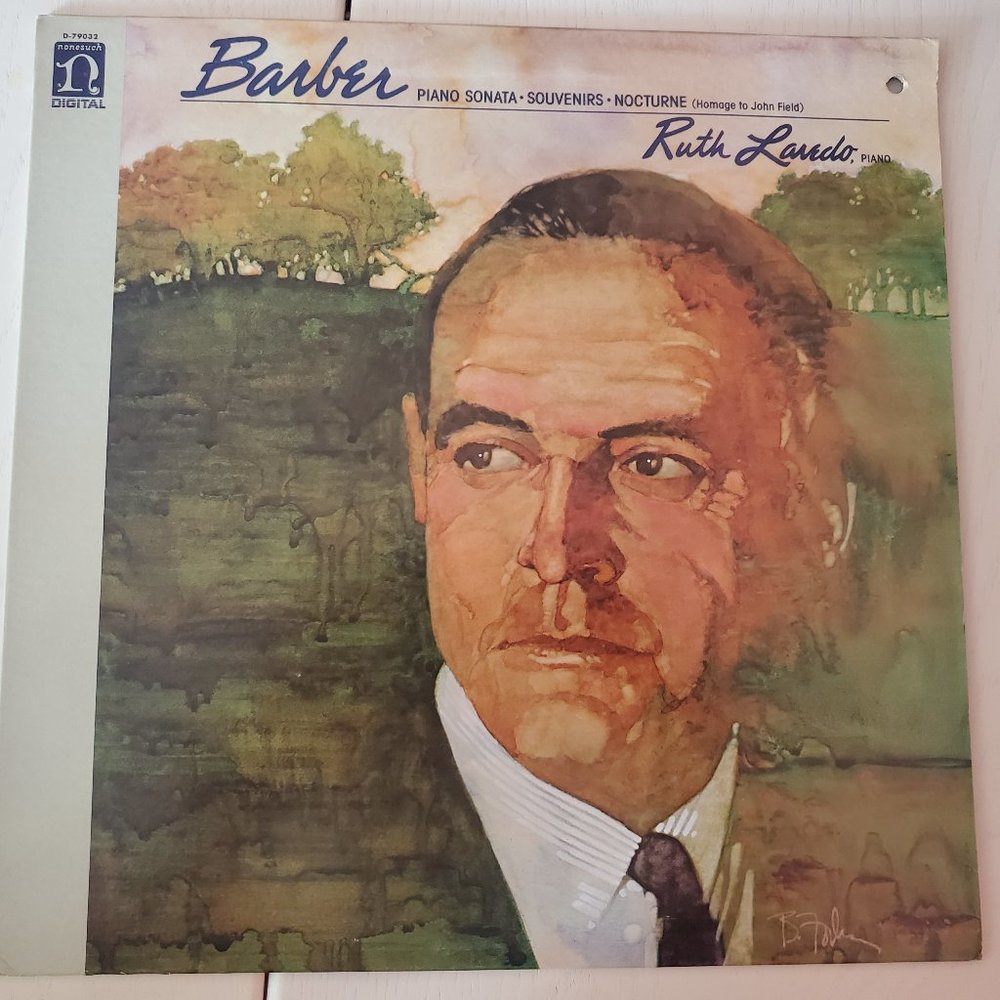 Barber & Ruth Laredo piano vinyl record